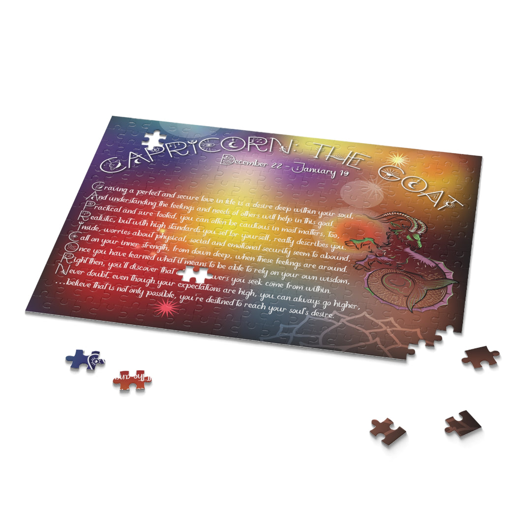 Capricorn Acrostic Poem Puzzle - Beams