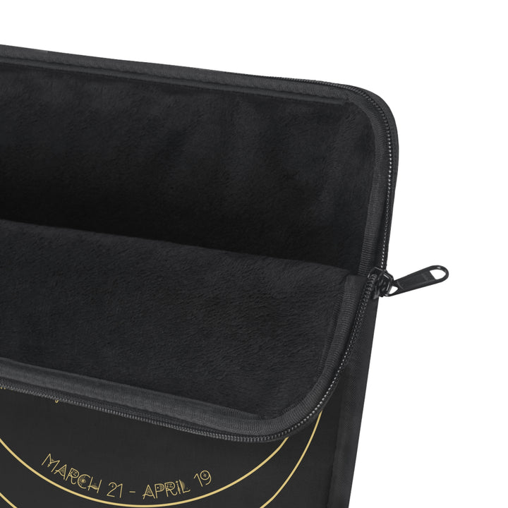 Aries Acrostic Poem Laptop Sleeve