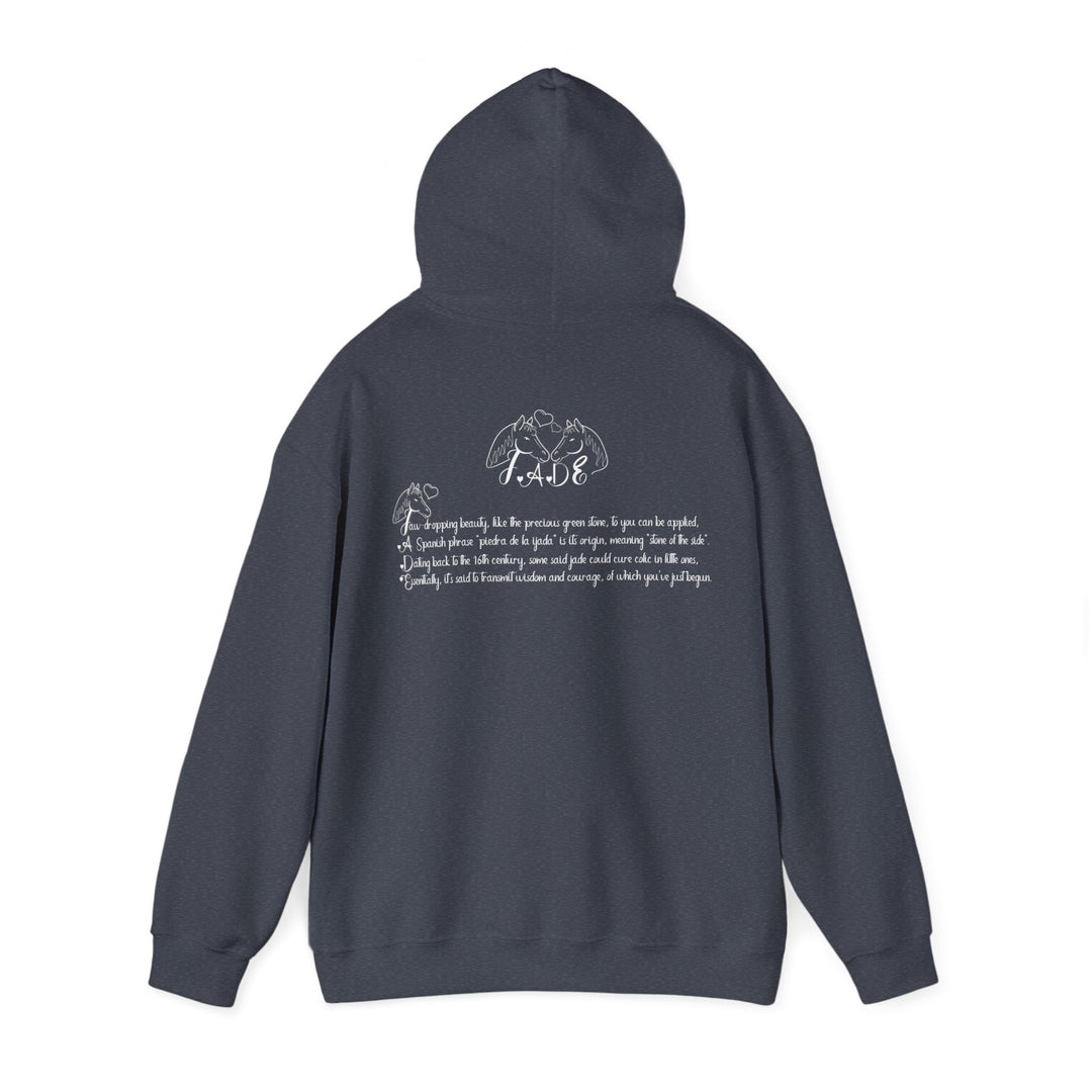 Namesakes, Personalized Acrostic Name Hoodie with Horse Graphic