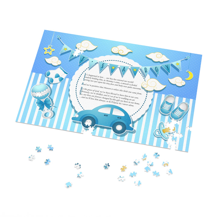 It's a Boy Acrostic Poem Jigsaw Puzzle - No Personalization