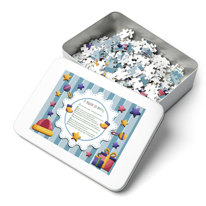 Baby Steps Acrostic Poem Jigsaw Puzzle - "A Baby is Born"