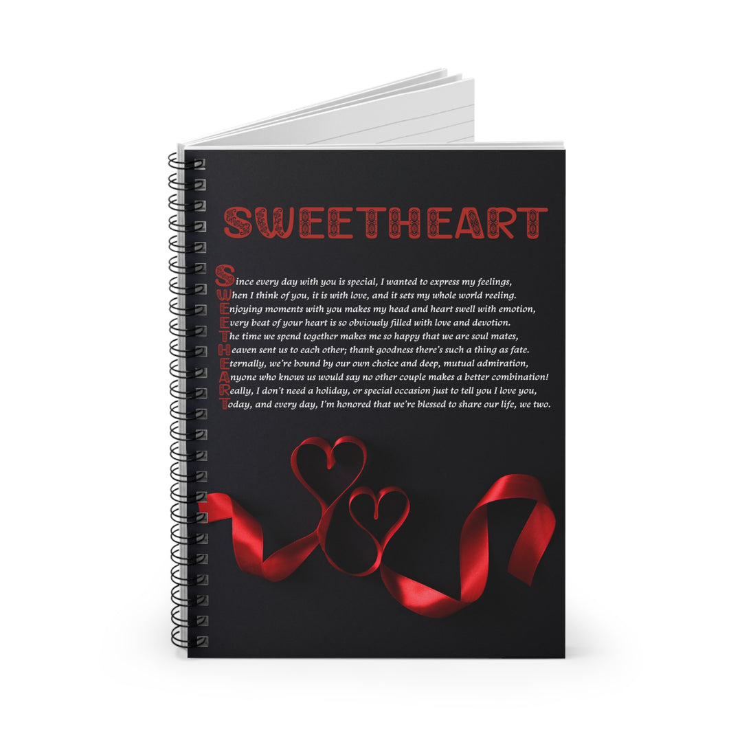 It's Just a Phrase "Sweetheart" Spiral Notebook - Ruled Line