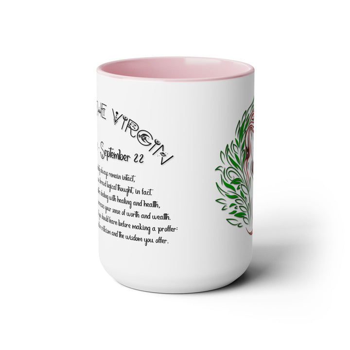Virgo Acrostic Poem Two-Tone Coffee Mugs - 15oz