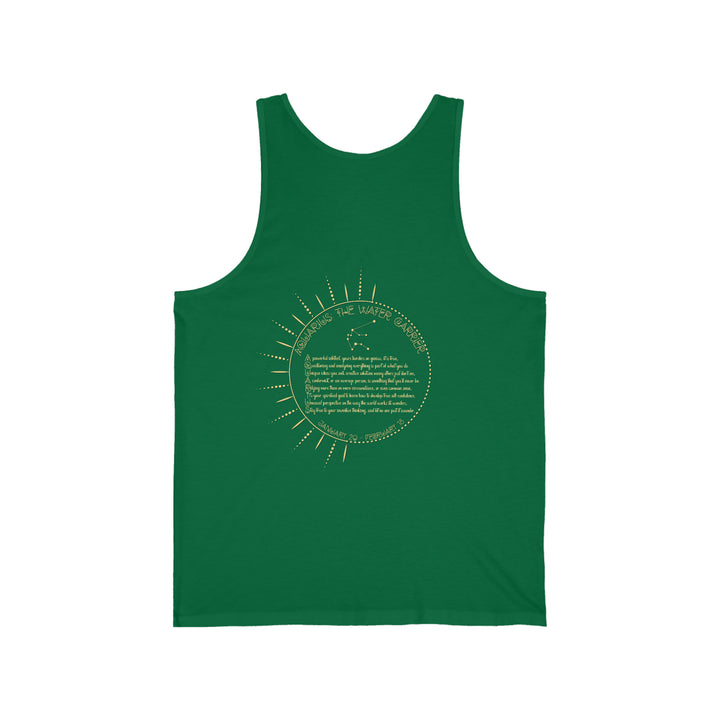 Written in the Stars Unisex Jersey Tank - Aquarius