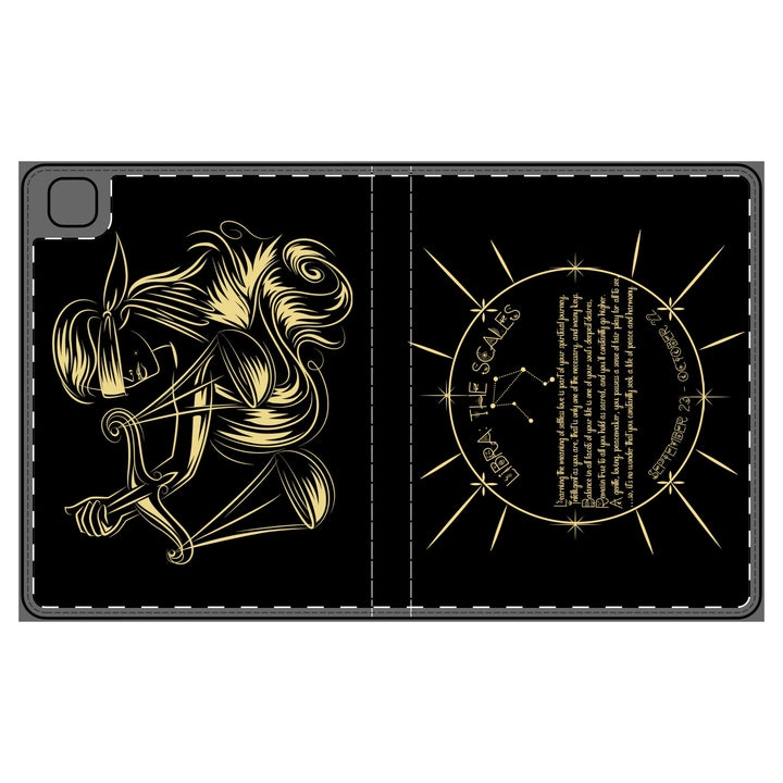 Libra Acrostic Poem Elegant Tablet Folio Case