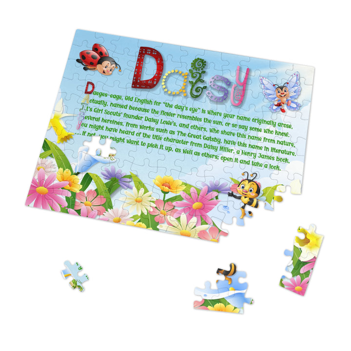 Namesakes Acrostic Poem Jigsaw Puzzle - Flowers