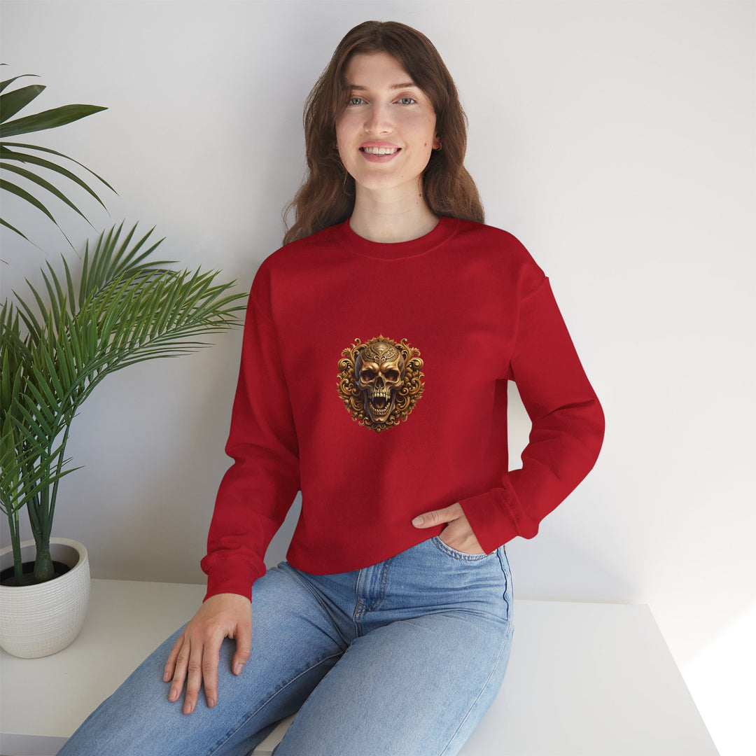 Happy Halloween Acrostic Poem Sweatshirt - Skull