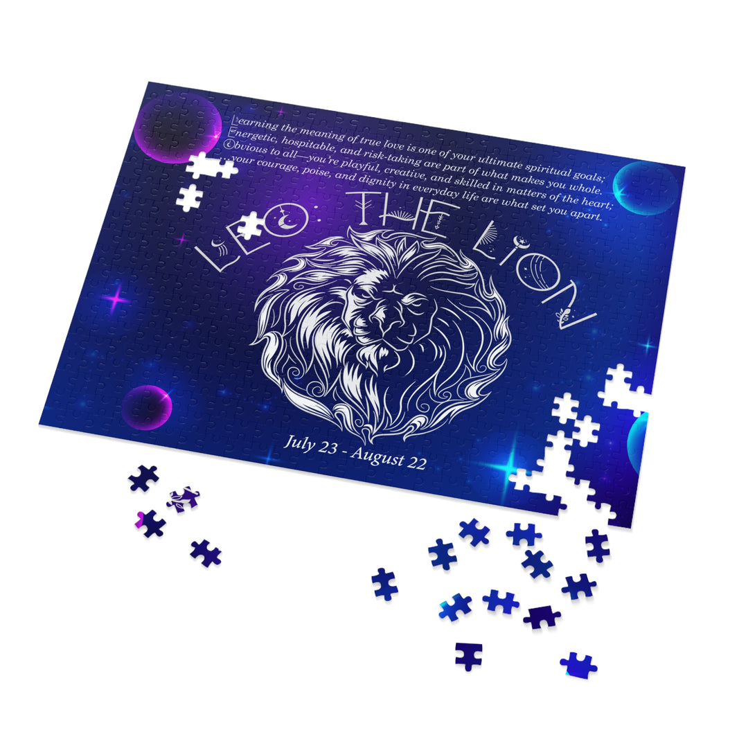 Leo Acrostic Poem Puzzle - Tin Box