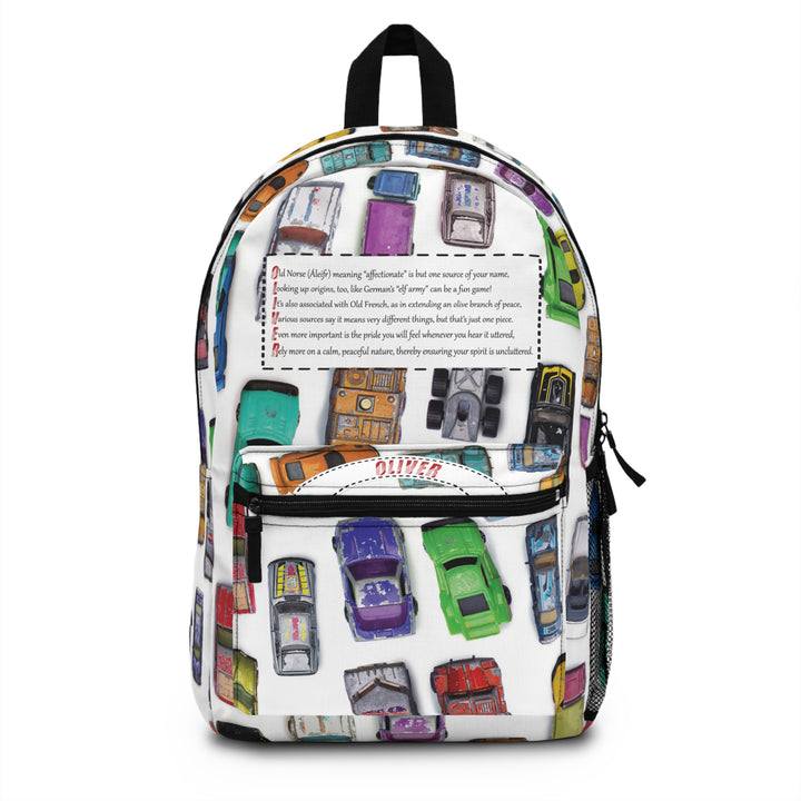 Namesakes Backpack - Toy Cars