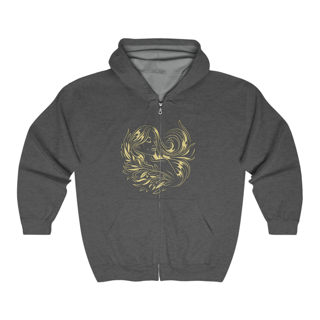 Written in the Stars Unisex Full Zip Hooded Sweatshirt - Virgo