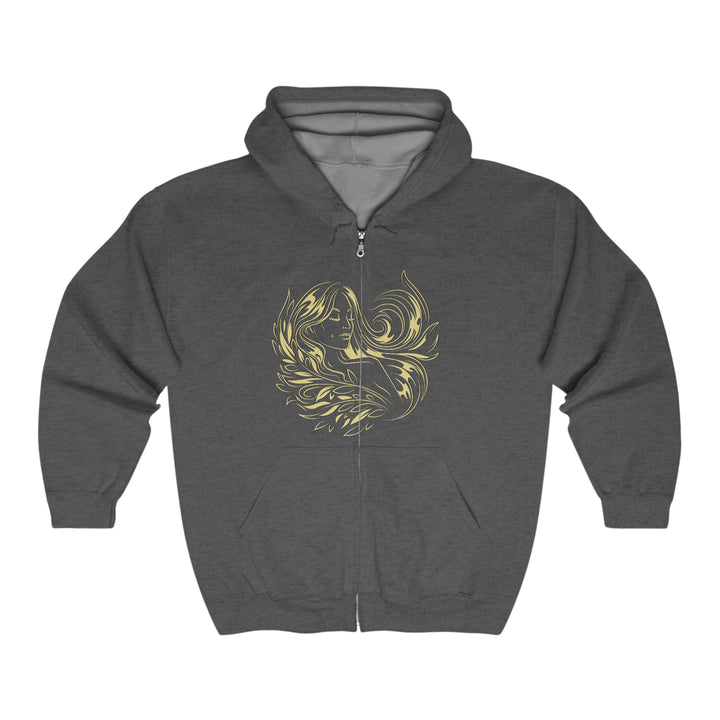 Written in the Stars Unisex Full Zip Hooded Sweatshirt - Virgo