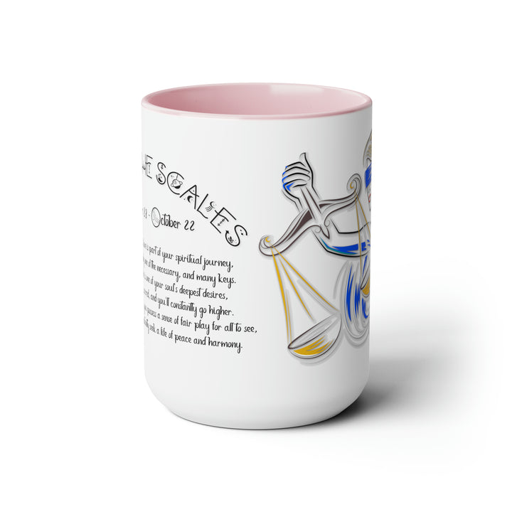 Written in the Stars Two-Tone Coffee Mugs - 15oz - Libra
