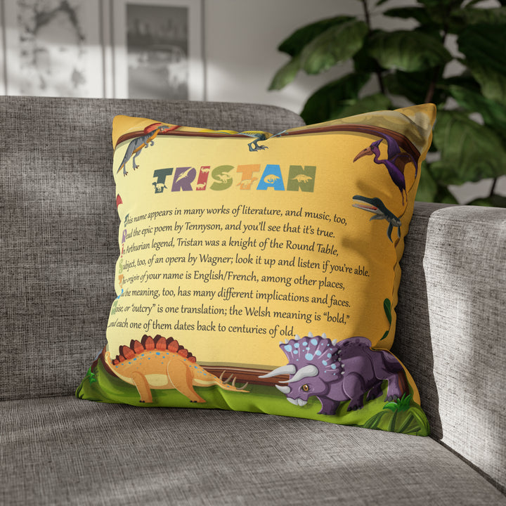Namesakes Pillow Case Cover - Dinosaur Design