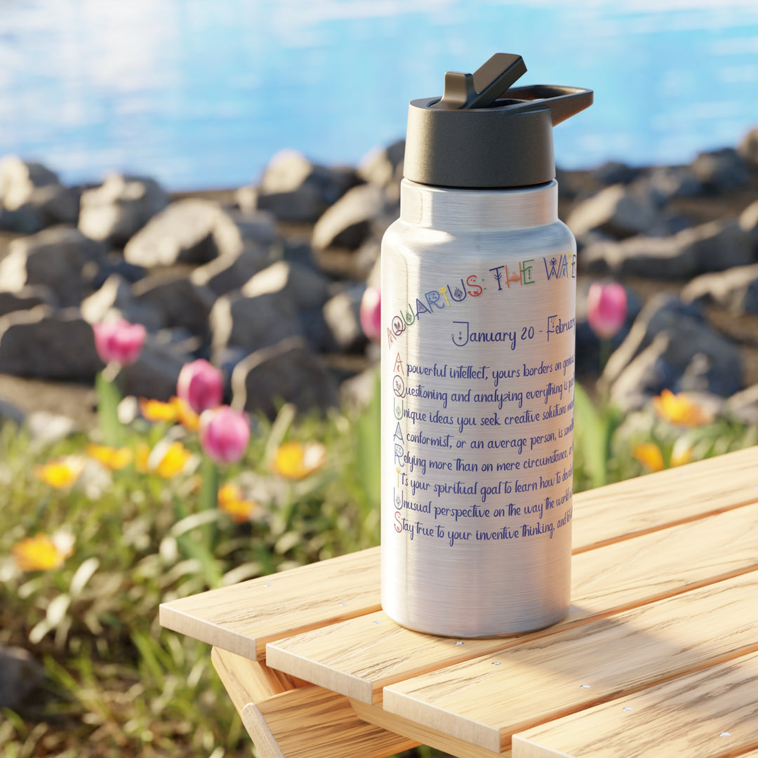 Aquarius Acrostic Poem  Gator Tumbler - 32oz