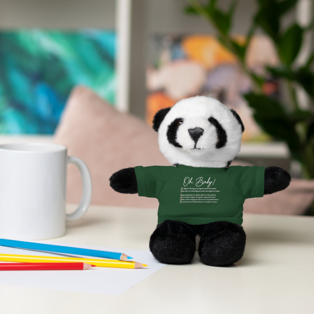 Oh, Baby Acrostic Poem Stuffed Animal Collection with T-Shirt
