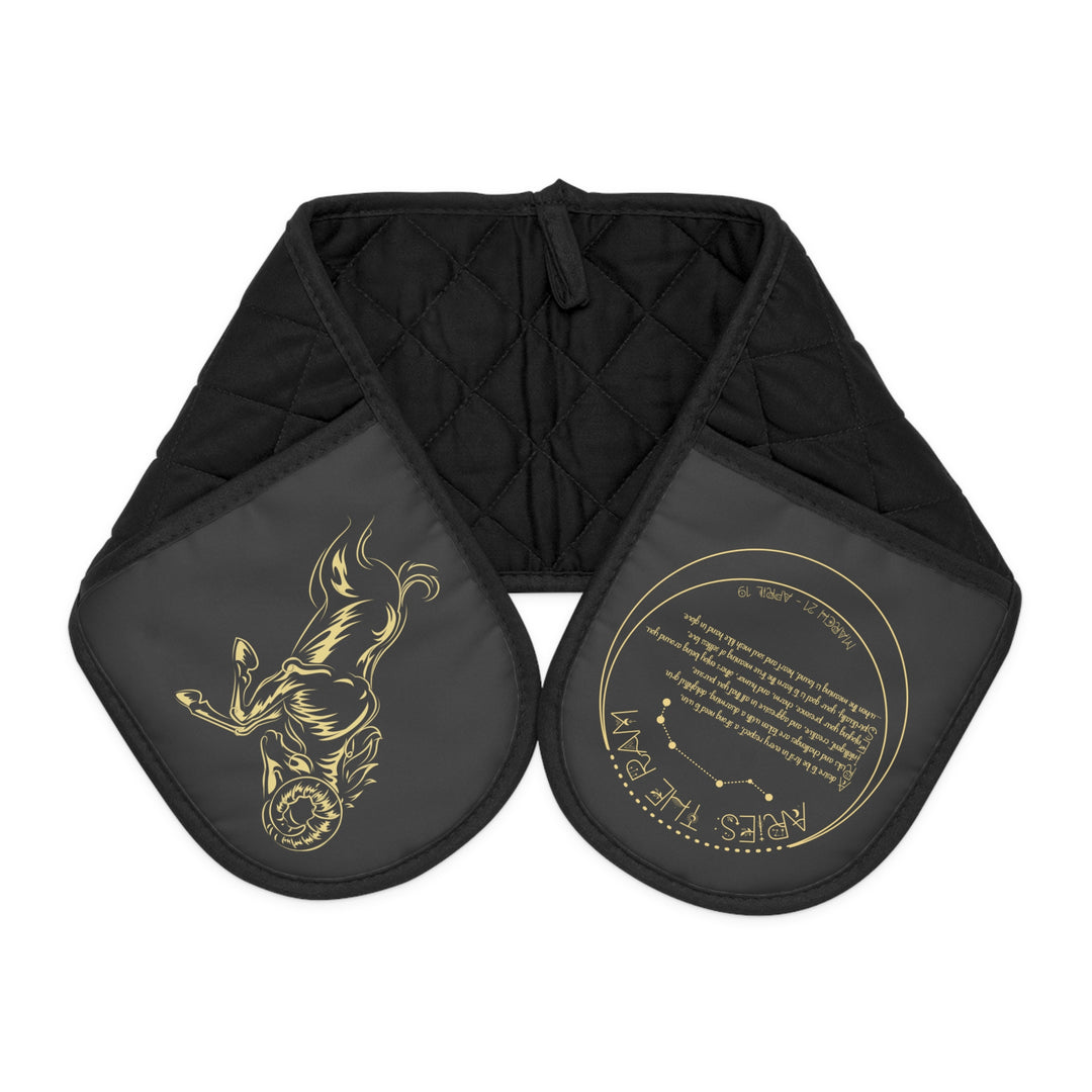 Aries Acrostic Poem Oven Mitts