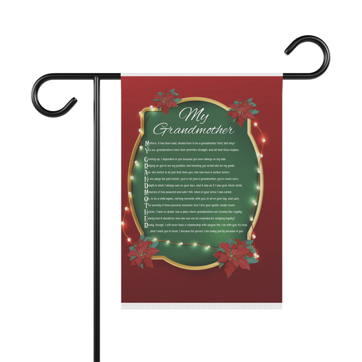 CHANGE GRAPHIC Grandmother Acrostic Poem outdoor/Garden Banner