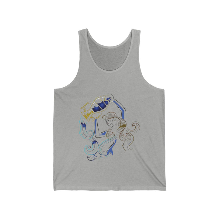 “Aquarius” Acrostic Poem Unisex Jersey Tank