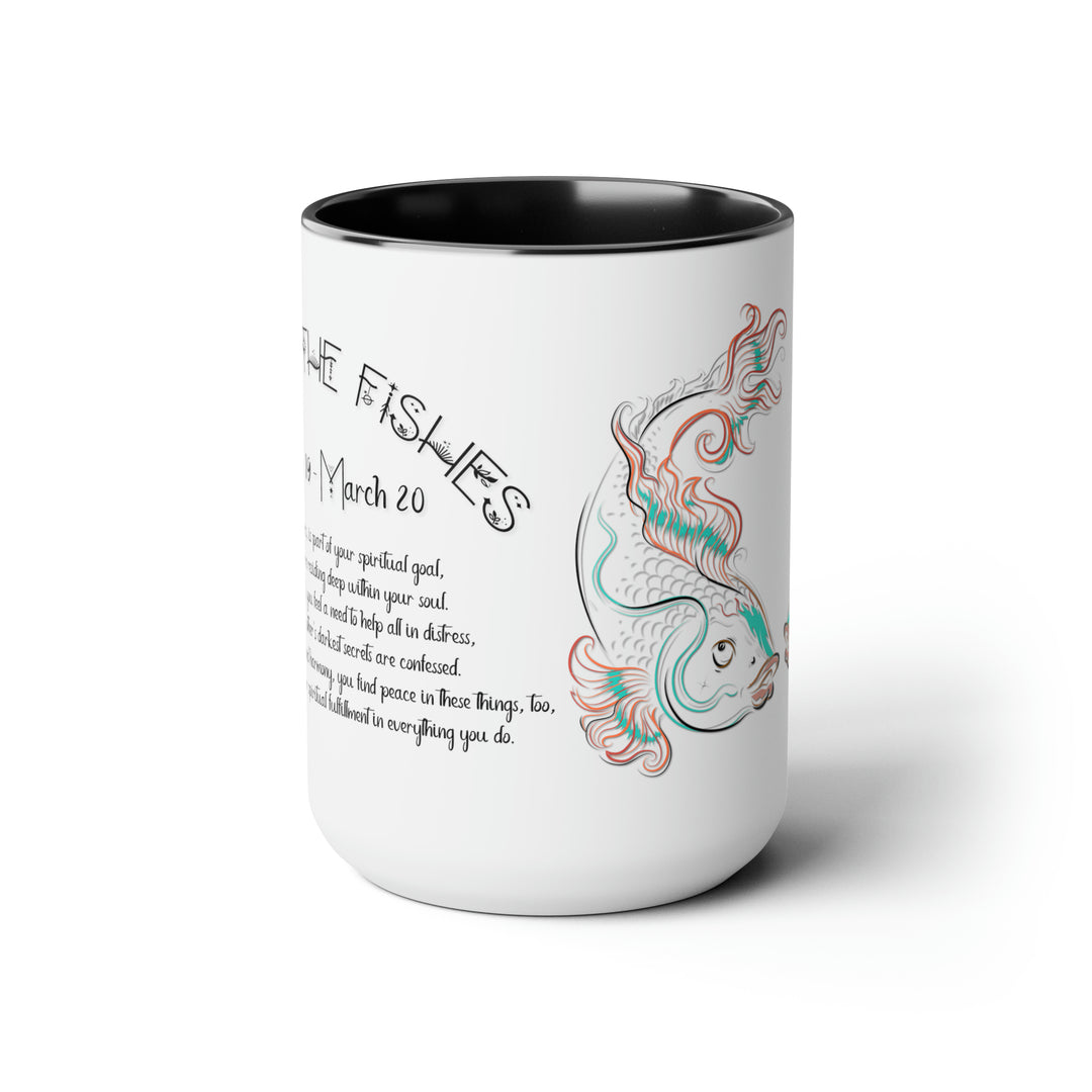 Written in the Stars Two-Tone Coffee Mugs - 15oz - Pisces