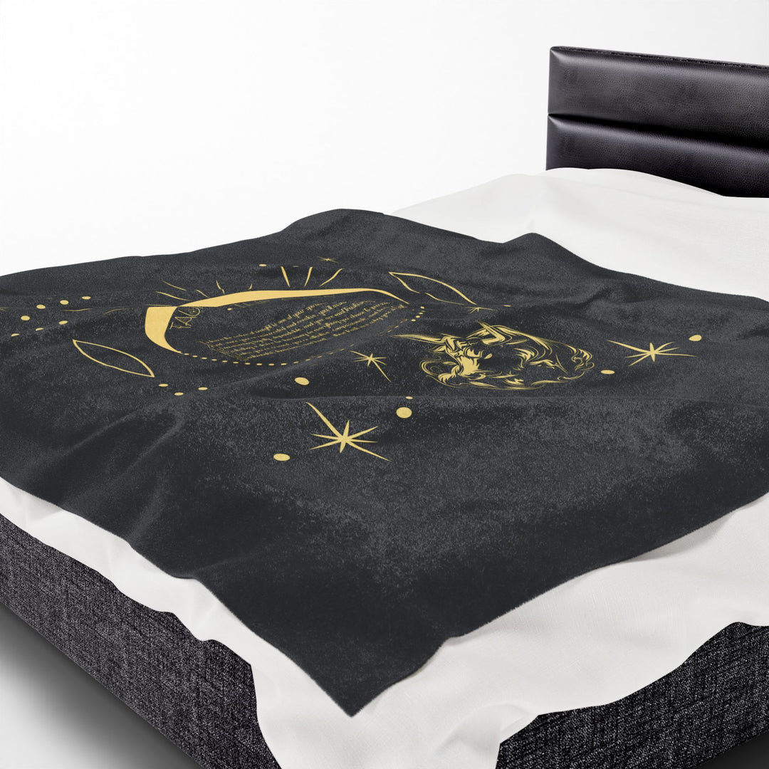 Taurus Acrostic Poem Velveteen Blanket