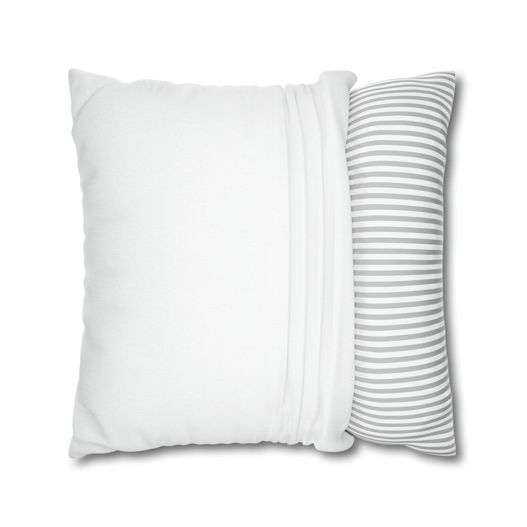 It's Just a Phrase "Mom and Dad" Acrostic Poem Pillow Case/Cover - White