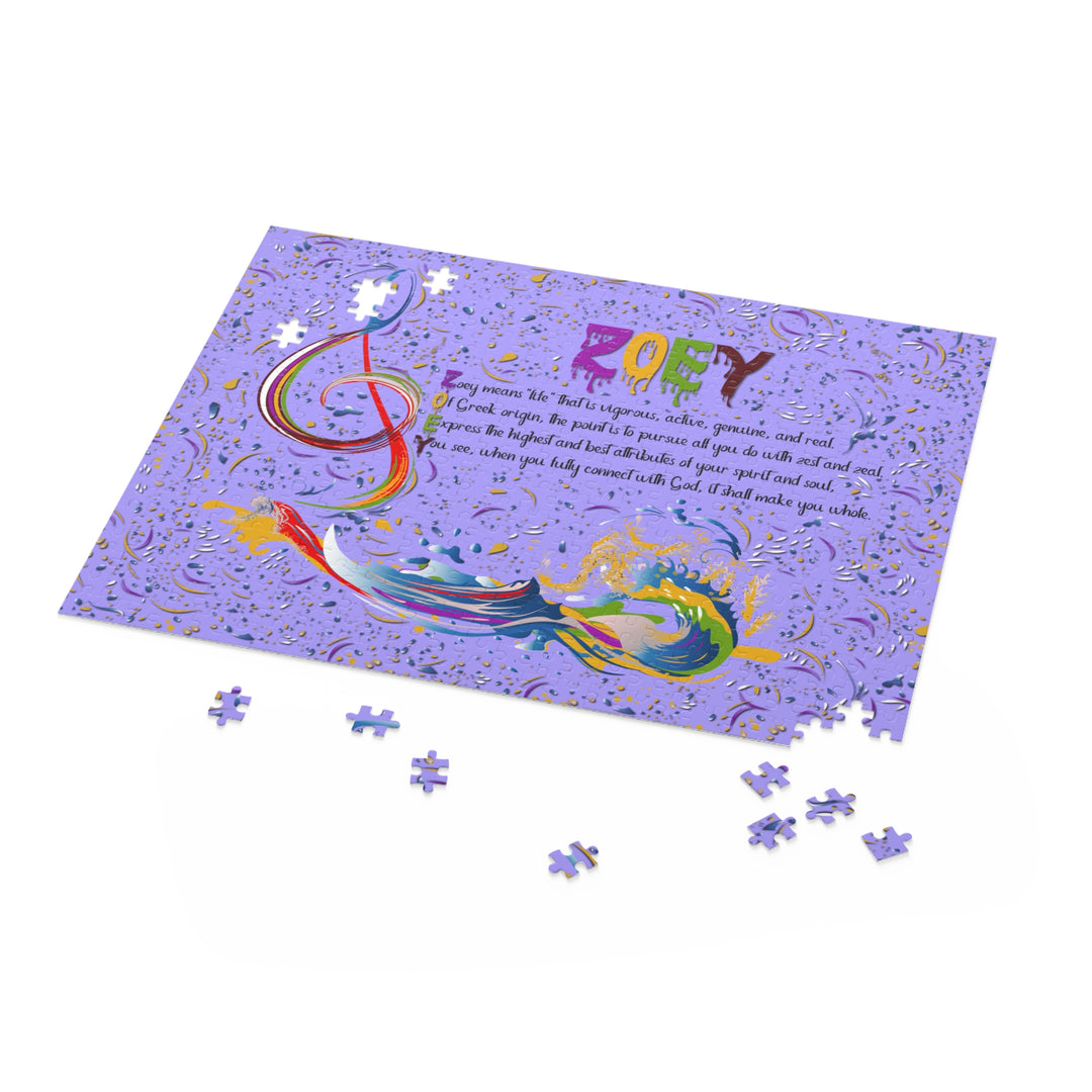 Namesakes Acrostic Name PoemPuzzle - Musical Note Design