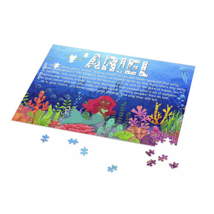 Namesakes Personalized Acrostic Name Poem Jigsaw Puzzle - Red Hair