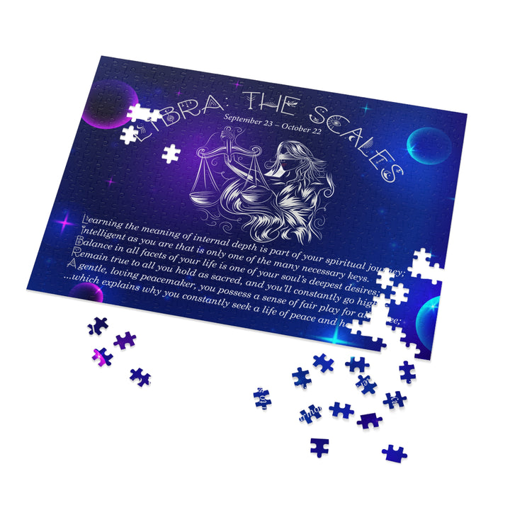 Libra Acrostic Poem Puzzle - Tin Box