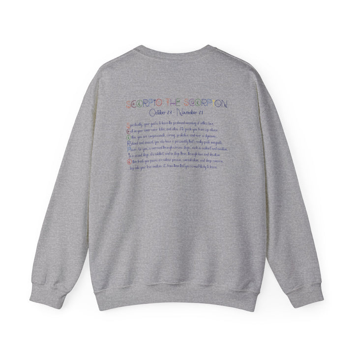 Scorpio Acrostic Poem Astrology Sweatshirt - Unisex