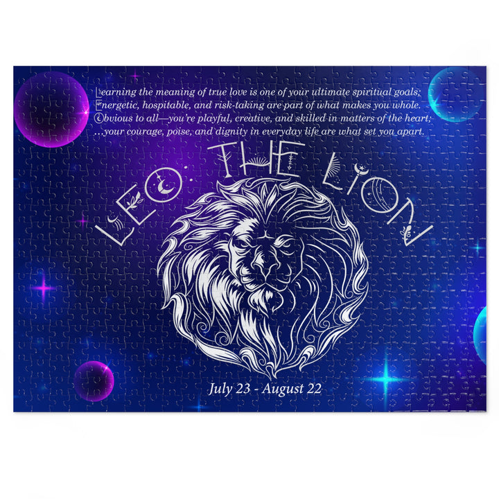 Leo Acrostic Poem Puzzle - Tin Box