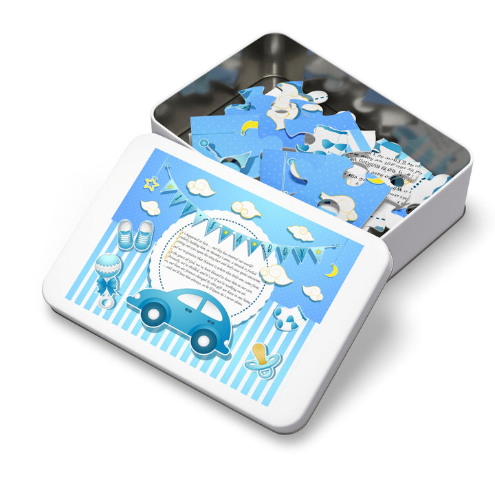 Baby Steps Acrostic Poem Jigsaw Puzzle - It's a Boy