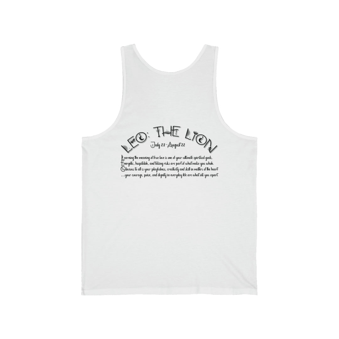 Written in the Stars Unisex Jersey Tank - Leo