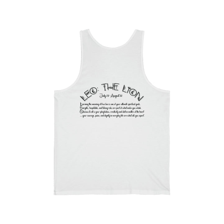 Written in the Stars Unisex Jersey Tank - Leo