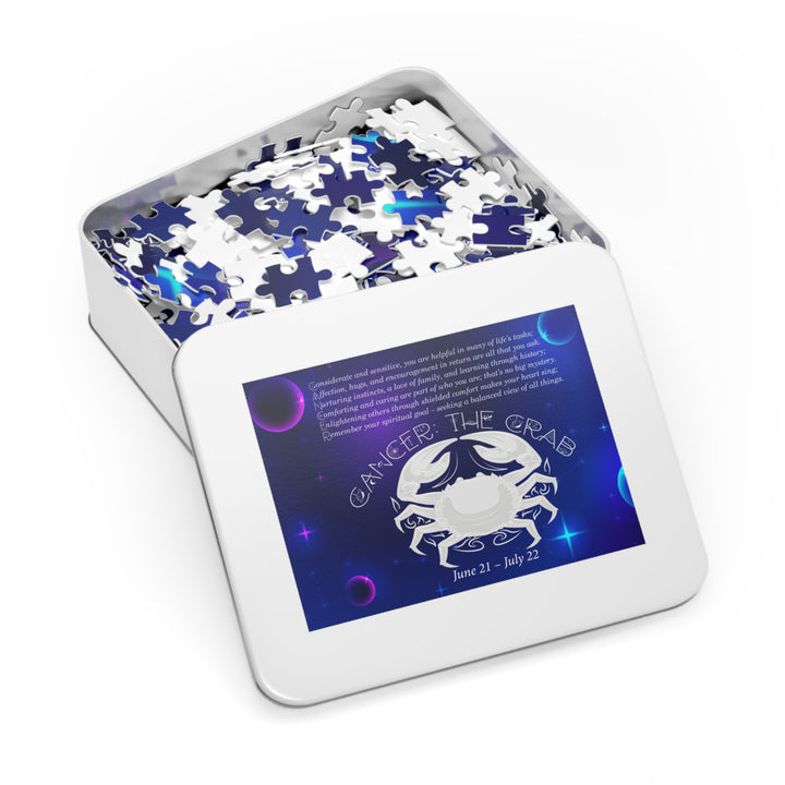 Cancer Acrostic Poem Puzzle - Tin Box