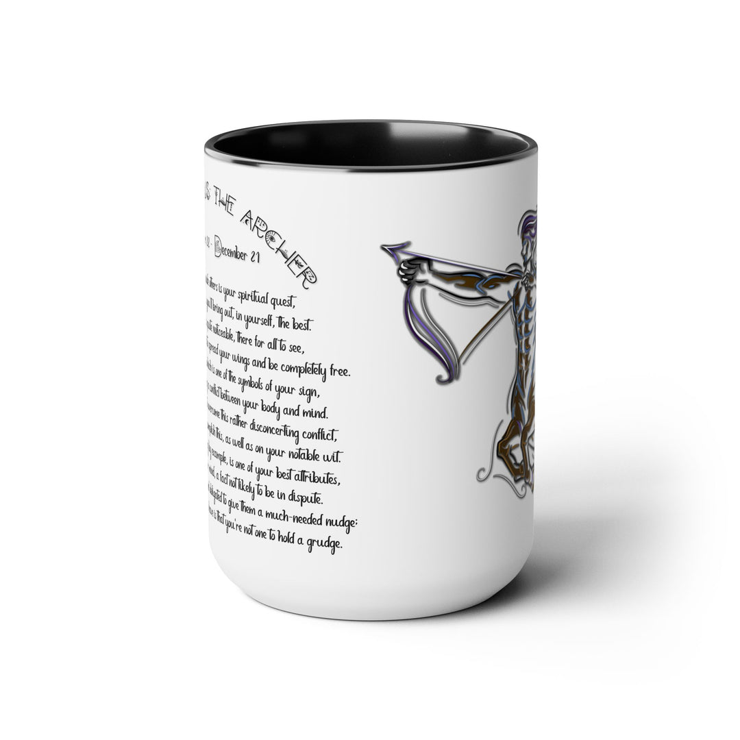 Sagittarius Two-Tone Coffee Mugs - 15oz