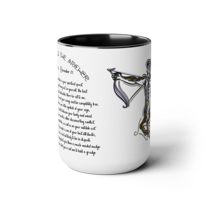 Sagittarius Two-Tone Coffee Mugs - 15oz