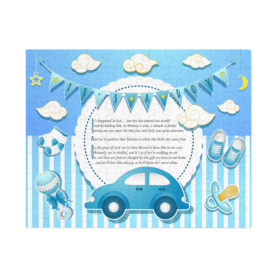 It's a Boy Acrostic Poem Jigsaw Puzzle - No Personalization