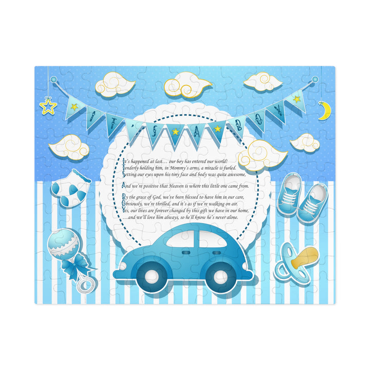 It's a Boy Acrostic Poem Jigsaw Puzzle - No Personalization