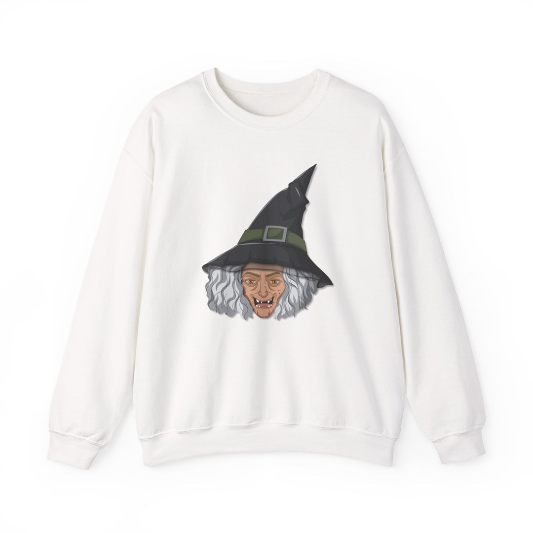 Happy Halloween Acrostic Poem Sweatshirt -  Old Witch