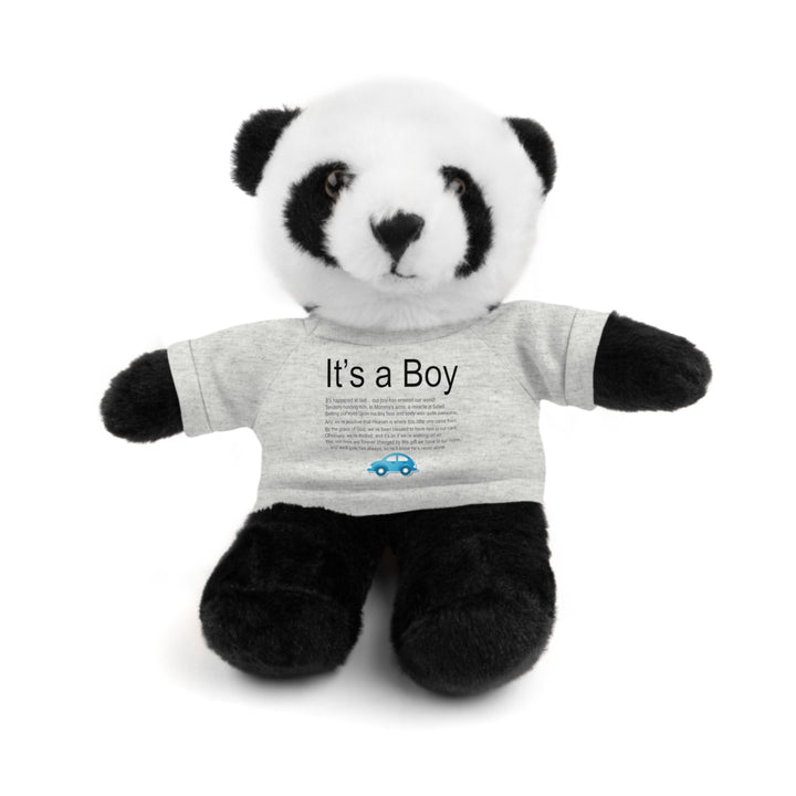 It's a Boy Acrostic Poem Stuffed Animal Collection with T-Shirt - Car