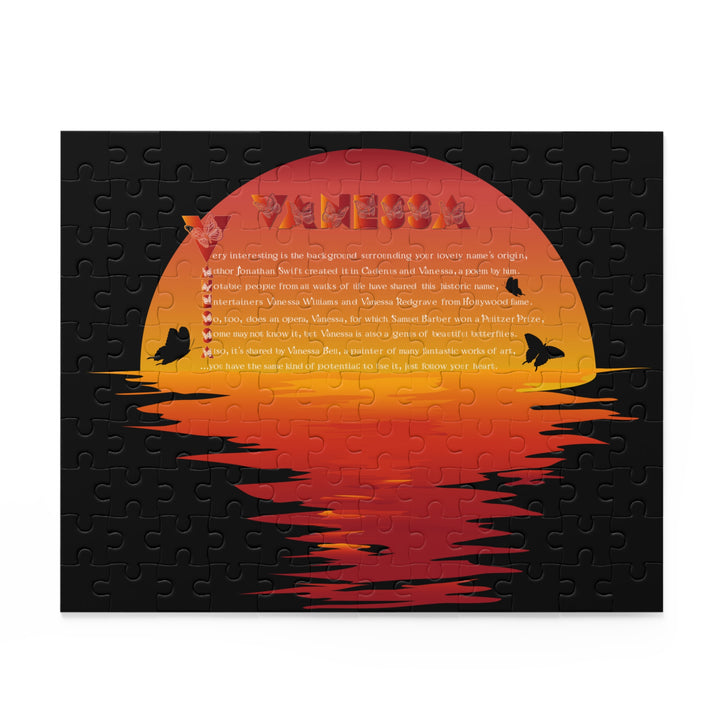 Namesakes Acrostic Poem Name Puzzle - Sunset-Butterflies