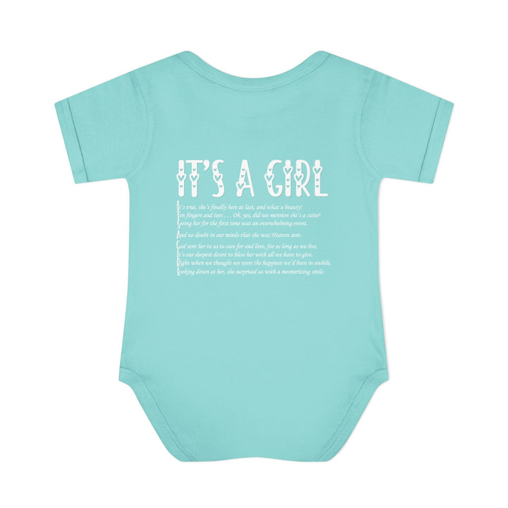 “It's a Girl” with Adorable Ducky Design Bodysuit