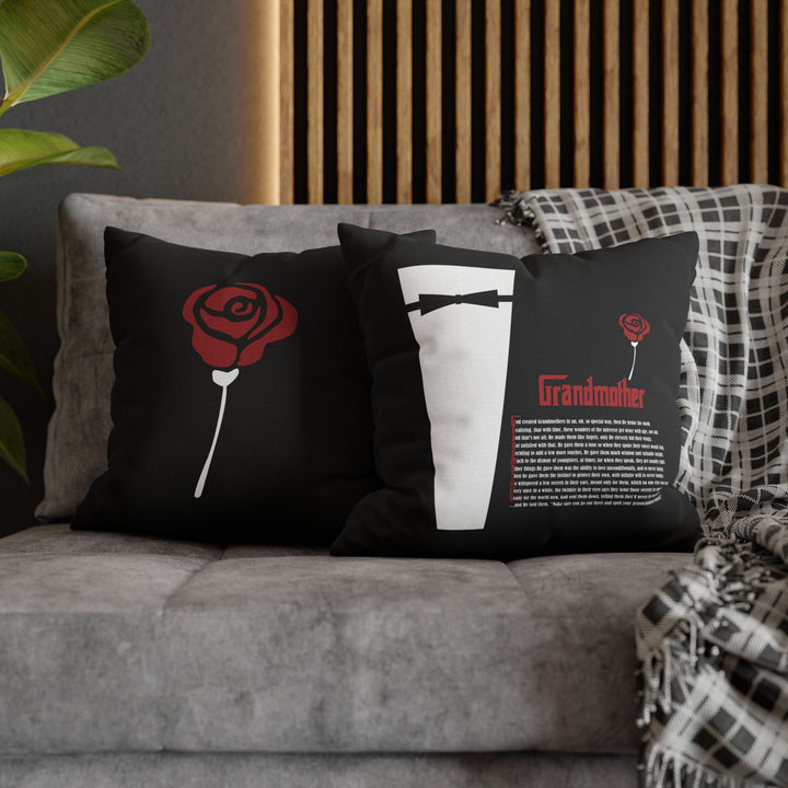 "Grandmother" Acrostic Poem Square Pillow Cover