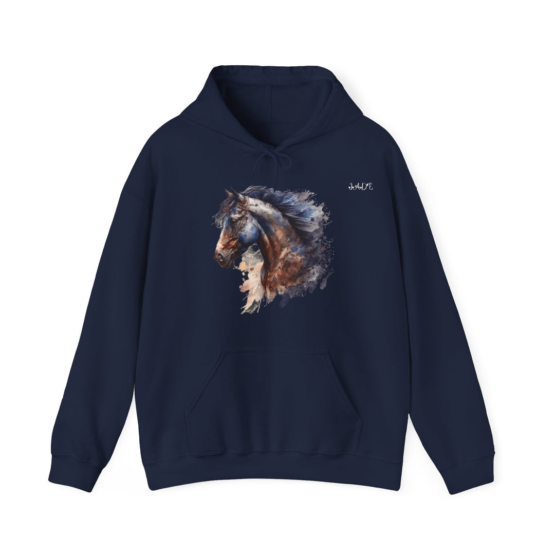 Namesakes, Personalized Acrostic Name Hoodie with Horse Graphic