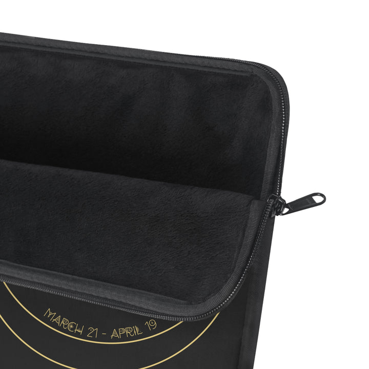 Aries Acrostic Poem Laptop Sleeve