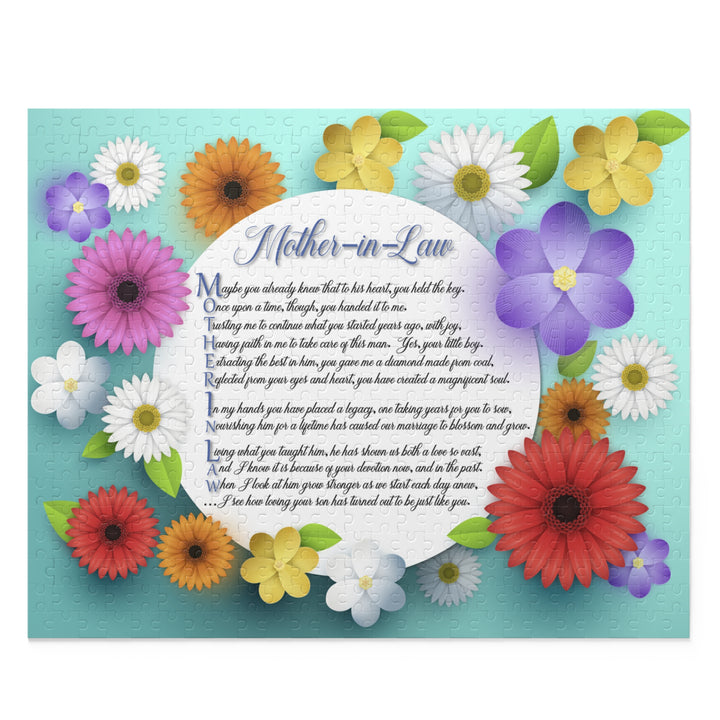 It's Just a Phrase "Mother-in-Law" Acrostic Poem Jigsaw Puzzle