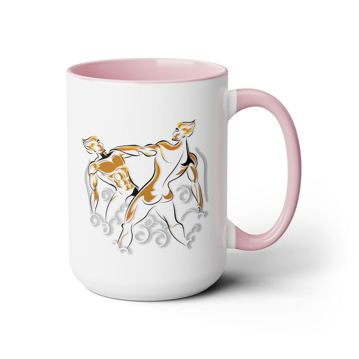 Gemini Two-Tone Coffee Mugs - 15oz