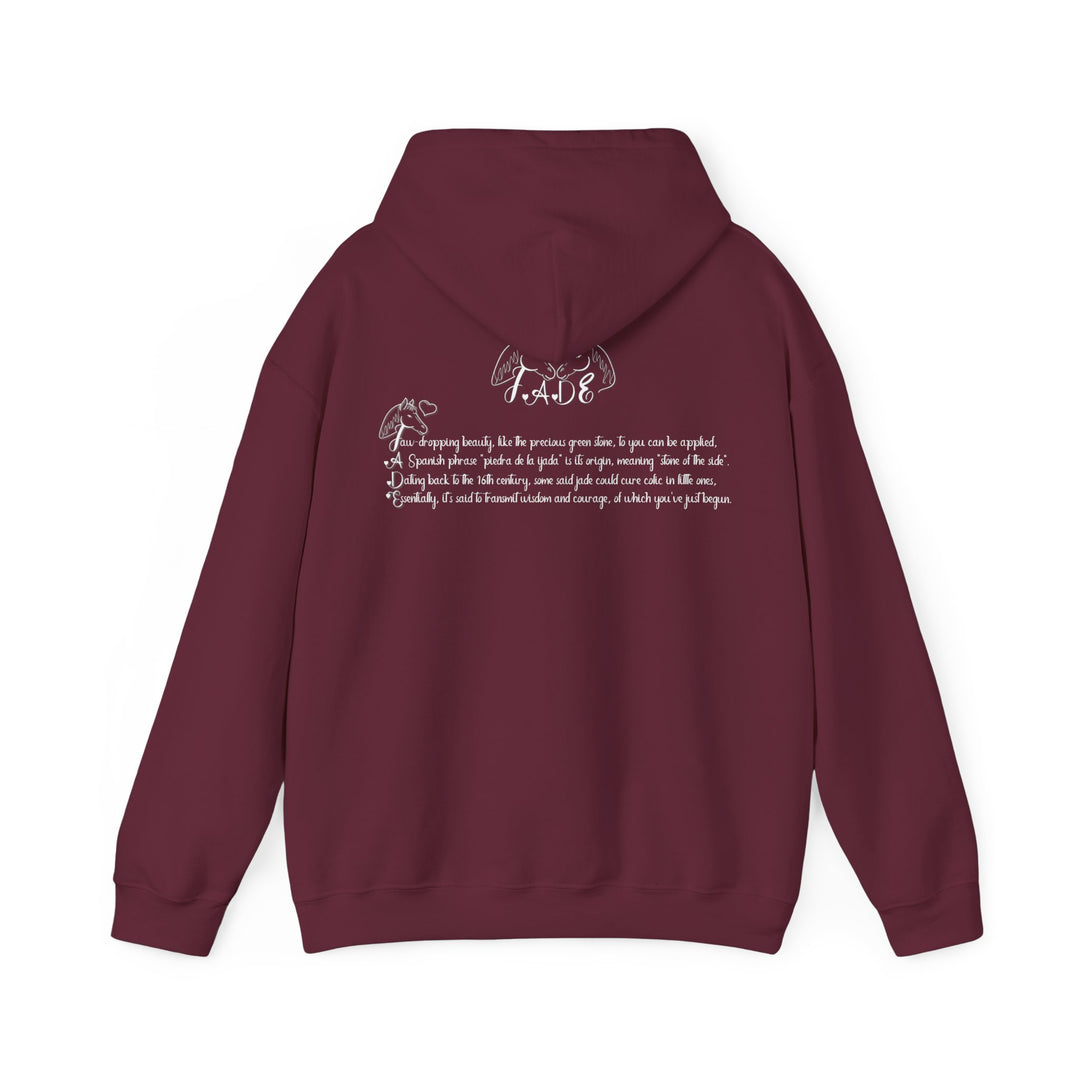 Namesakes, Personalized Acrostic Name Hoodie with Horse Graphic