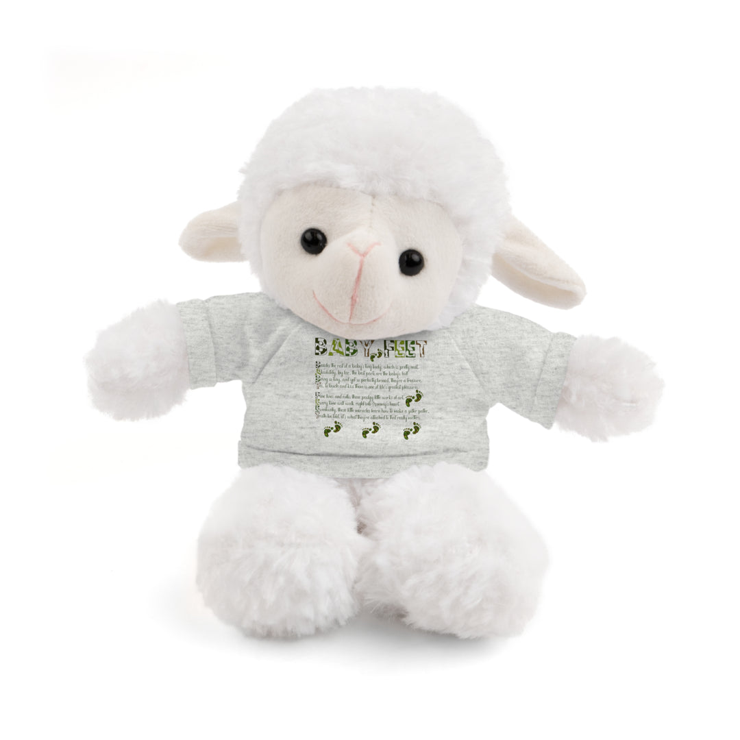 Baby Feet Acrostic Poem Stuffed Animal Collection with T-Shirt - Camo