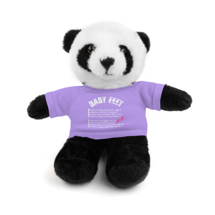 Baby Steps Stuffed Animals with Tee - Baby Feet - Pink Footprints